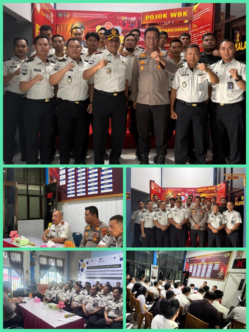 Rapat koordinasi LP Sarolangun Bersama Polres Sarolangun 