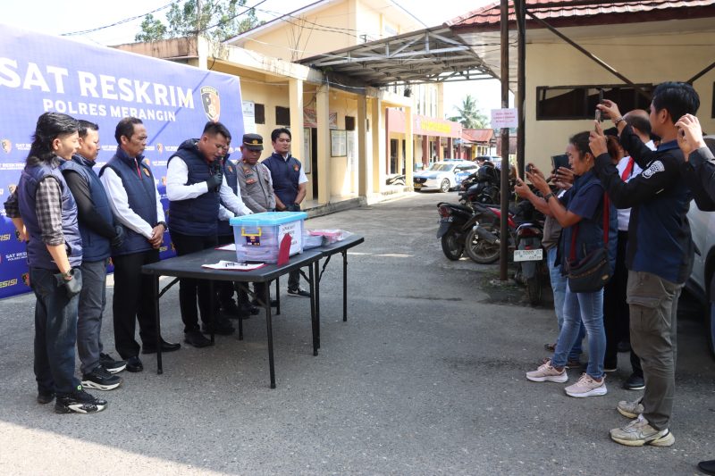 Polres Merangin rilis dana bos SMA 6 Merangin 