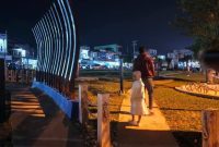 Lampu taman kota eks PPK lampu mati 