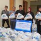 Bank BRI Bangkalan menyalurkan ribuan paket sembako