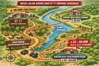 Foto ilustrasi Tebo Ilir batas wilayah 