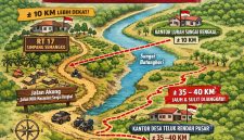 Foto ilustrasi Tebo Ilir batas wilayah