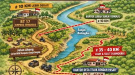 Foto ilustrasi Tebo Ilir batas wilayah 