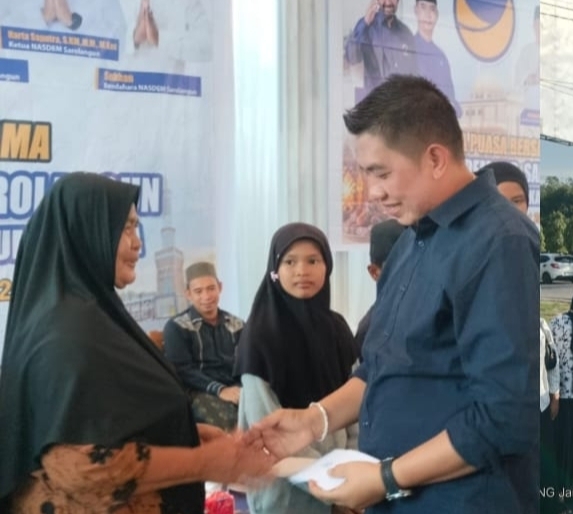 Nasdem Sarolangun berbagi 