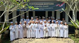 Poto bersama santri dengan Kapolda Jambi 