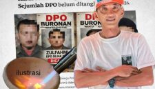 Foto kordinator F-BPM Merangin dan berapa DPO dan ilustrasi Penadah Emas