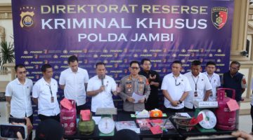 Polda Jambi Ungkap Praktik Penyalahgunaan Gas Subsidi, Empat Orang Diamankan