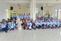 SPPG Arjasa Kalinganyar memberikan edukasi CTPS kepada peserta didik SMK Al Hidayah di Kantor MWC NU setempat, kamis (23/4/2026).