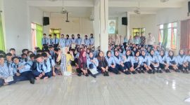 SPPG Arjasa Kalinganyar memberikan edukasi CTPS kepada peserta didik SMK Al Hidayah di Kantor MWC NU setempat, kamis (23/4/2026).