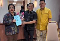 Wakil Bupati Pamekasan, Sukriyanto, didampingi Ketua Komisi IV DPRD Pamekasan Rasyid Fansori saat melakukan kunjungan ke Komisi IX DPR RI untuk memperjuangkan layanan Cathlab dan penambahan kuota BPJS Kesehatan bagi masyarakat.