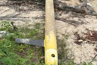 Benda misterius ditemukan di perairan Sumenep, tepatnya Dusun Aenglombi Desa Torjek Kec. Kangayan Pulau Kangean Sumenep