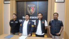Kasat Reskrim Polres Pamekasan, AKP Yoyok Hardianto, saat konfrensi pers, Rabu (22/04/2026).