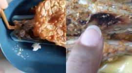 hasil tangkap layar, menu MBG untuk siswa di Waru Pamekasan banyak ulat dan bau tak sedap