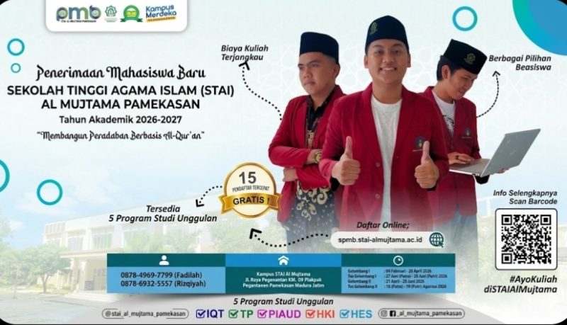 Brosur penerimaan Mahasiswa Baru STAI Al Mujtama Pamekasan