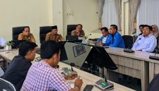 KNPI Pamekasan menggelar audiensi di Ruang Wahana Wicaksana Praja, Selasa (27/4/2026).